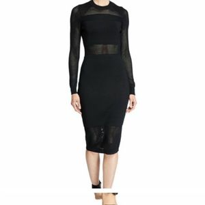 NWT Rachel Ray black knit dress
